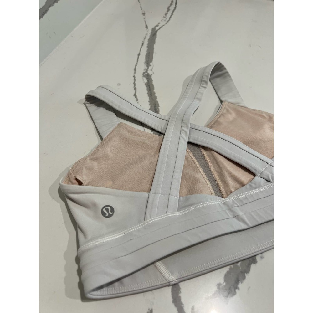 lululemon athletica Beige and Gray Sports Bra